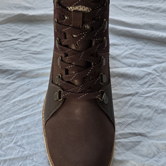 TOMS womens Brown mesa Lace-Up Boots - Picture 6 of 10